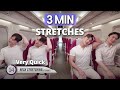 3MIN SEATED EASY TRAIN STRETCHES l 앉자마자 따라하는 3분 스트레칭 (기차에서 전신 몸풀기) l Allblanc TV