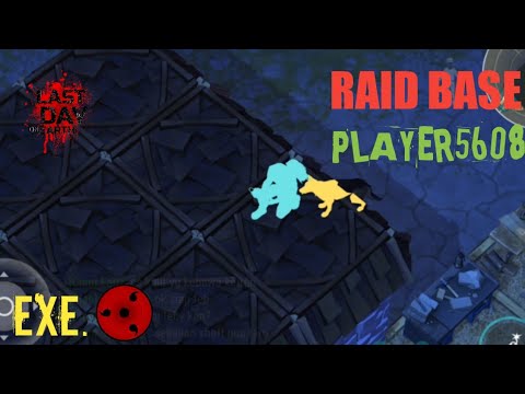 RAID WITH GENJUTSU | RAID BASE PLAYER 5608 | LAST DAY ON EARTH