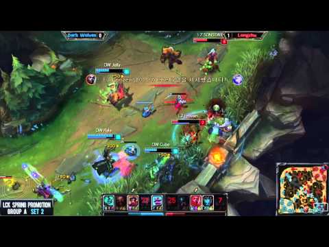 승강전 A조 (LongZhu IM vs Dark Wolves) 2경기   2016 LCK SPRING PROMOTION 150911