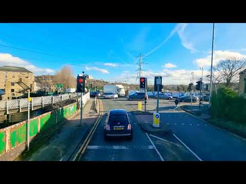 Bus tour to Leeds West Yorkshire England Via Bingley,  Shipley and Cross flats