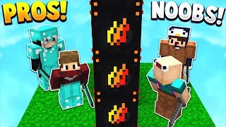 NOOBS vs PROS! | PRESTONPLAYZ LUCKY BLOCK WALLS! - Minecraft Mods