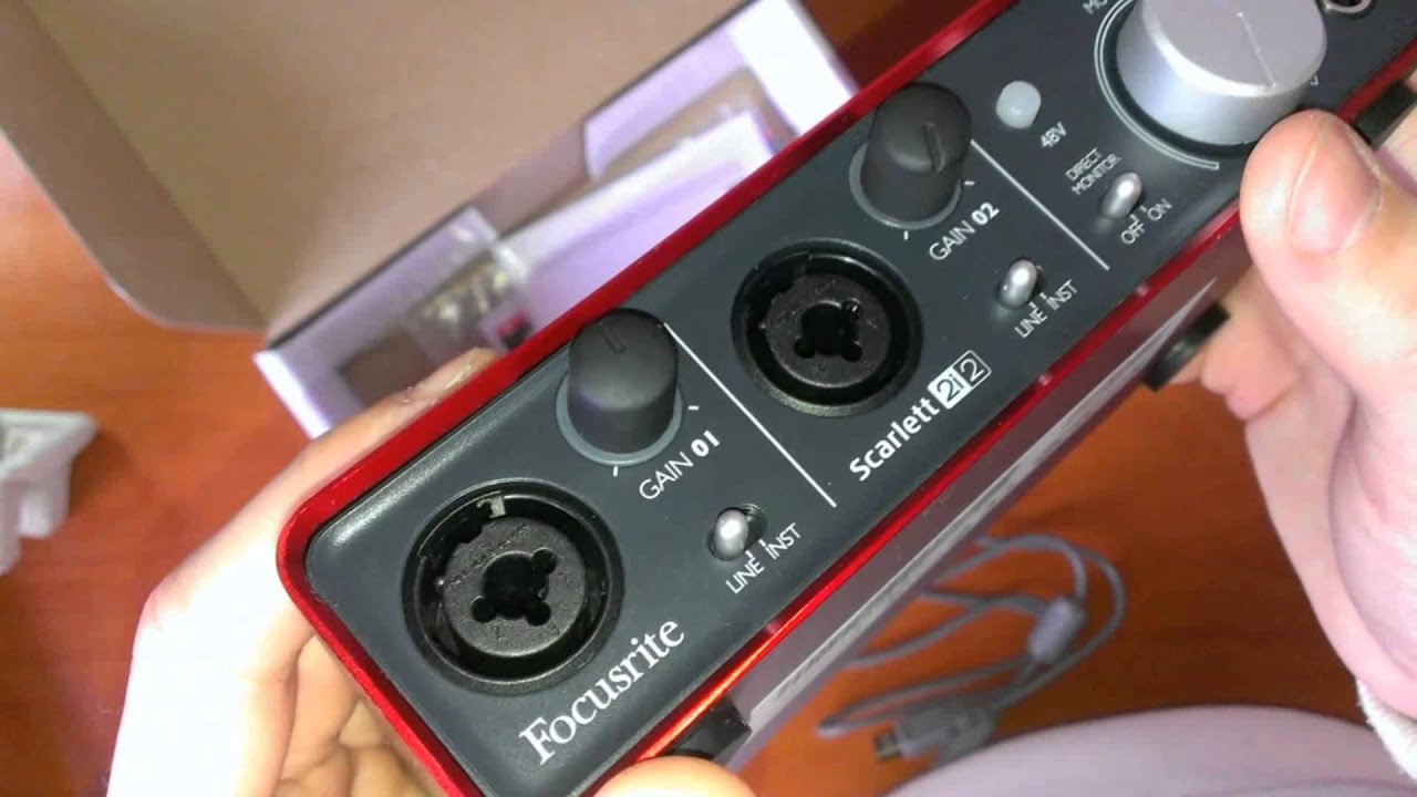 Звуковая карта Focusrite Scarlett 2i2 2nd gen USB