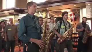 Los Angeles Flash Mob #jazzmob Jazz Education Network, Beyond The Bell, LAUSD, Make Music LA