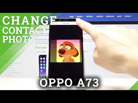 How to Add Photo to Contact on OPPO A73