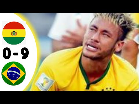 Brazil vs Bolivia 9 - 0 all goal and highlight