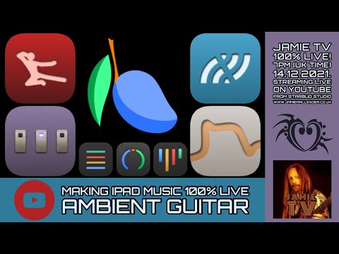 Making Ambient Guitar Sounds With Blue Mangoo Apps On My iPad