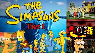 The Ultimate Simpsons Iceberg Explained [Tier 1]