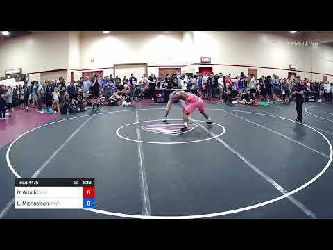 80 Lbs Round Of 16 - Gabriel Arnold, X-Calibur Athletics Wrestling Club Vs Lars Michaelson, Nwwc 4