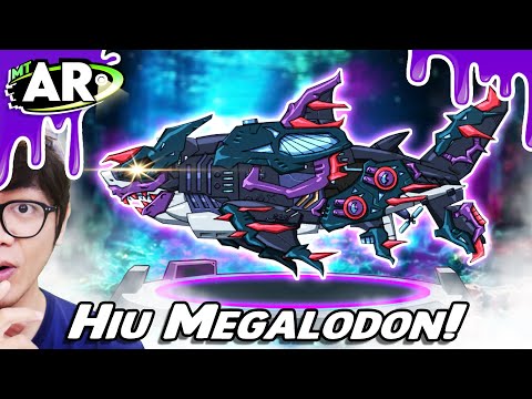 MEGALODON MONSTER SHARK ROBOT‼️Dino Robot Battle Field