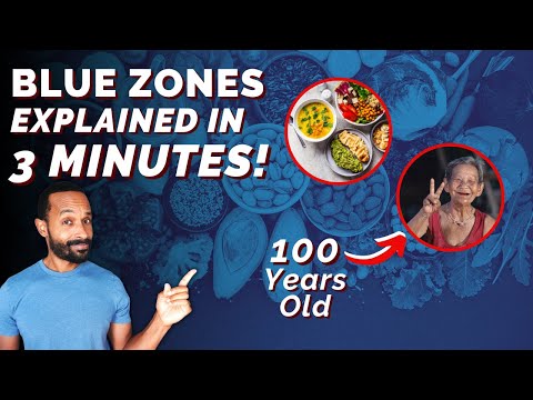 All You Need to Know about Blue Zones in 3 MINUTES! | History, Diet, & Habits