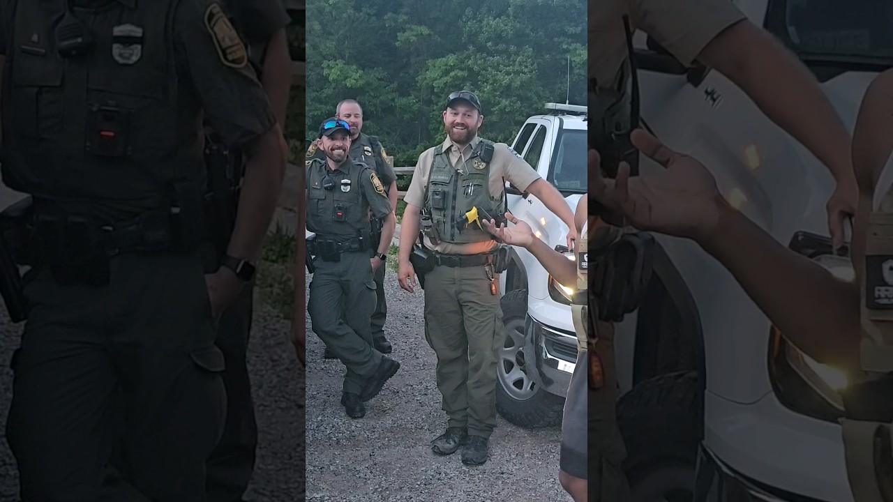 COPS GOT CALLED TO THE GUN RANGE FOR "AUTOMATIC GUNFIRE" 😳 Watch Full Video! #AyoItsMike #Cops #Guns