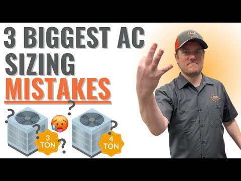 3 Biggest AC Unit Sizing Mistakes? Don't mess it up!