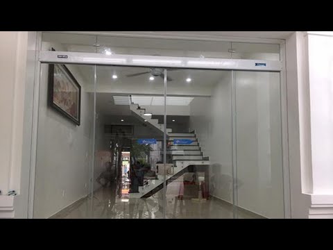 Cửa Kính Cường Lực Mở Lùa 2 Cánh