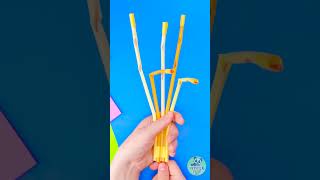 Build a Toy Rescue Ladder 🧸🥤 | Easy Straw Craft for Kids ✂️ | Fun STEM