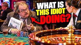 Hij speelde nooit zonder een krant onder zijn arm - totdat het casino erachter k