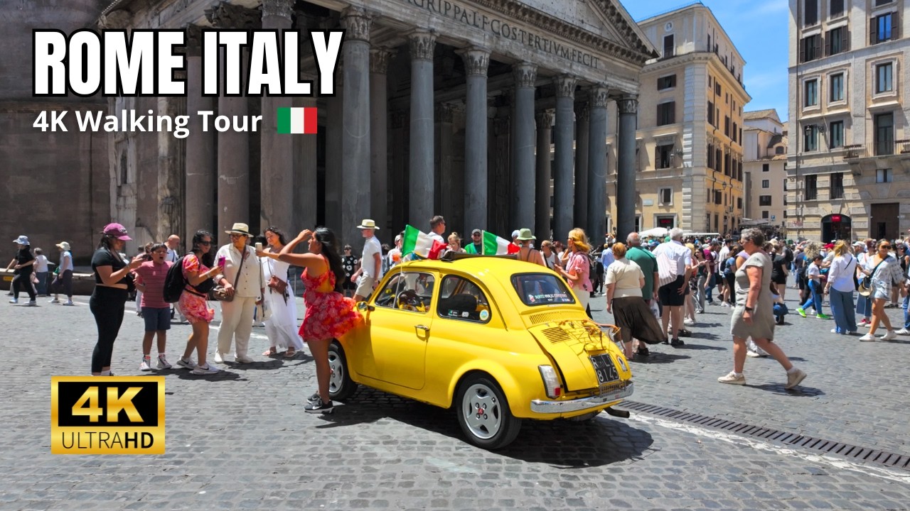 Immersive street-level walking tour through Rome — Vatican, Italy, showcasing authentic urban landscapes, local architecture, and the vibrant atmosphere of the city's neighborhoods