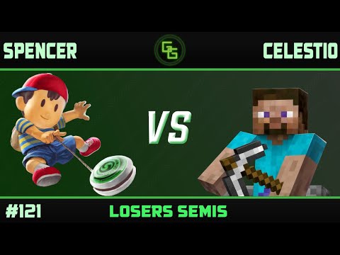 Spencer (Ness, Palutena) vs Celestio (Steve) - FreeFall 121 Losers Semis