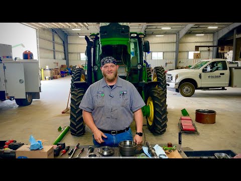 John Deere 6125R IVT low lube pressure codes Part 2.
