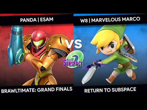 RTSSO - Panda Esam (Samus) Vs.  W8 Marvelous Marco (Toon Link) - Brawl Bracket - Grand Finals