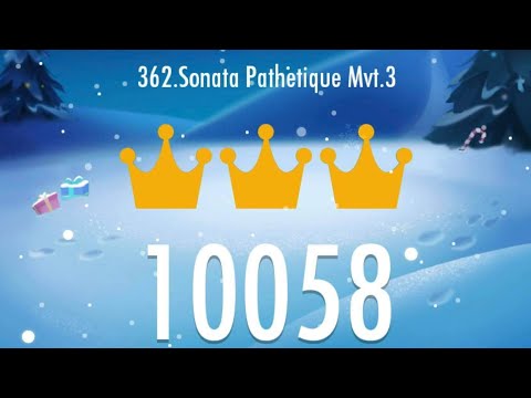 Piano Tiles 2 - Sonata Pathetique Mvt.3 10058 score, ULTRA LEGENDARY 2nd World Record!!!!!!!
