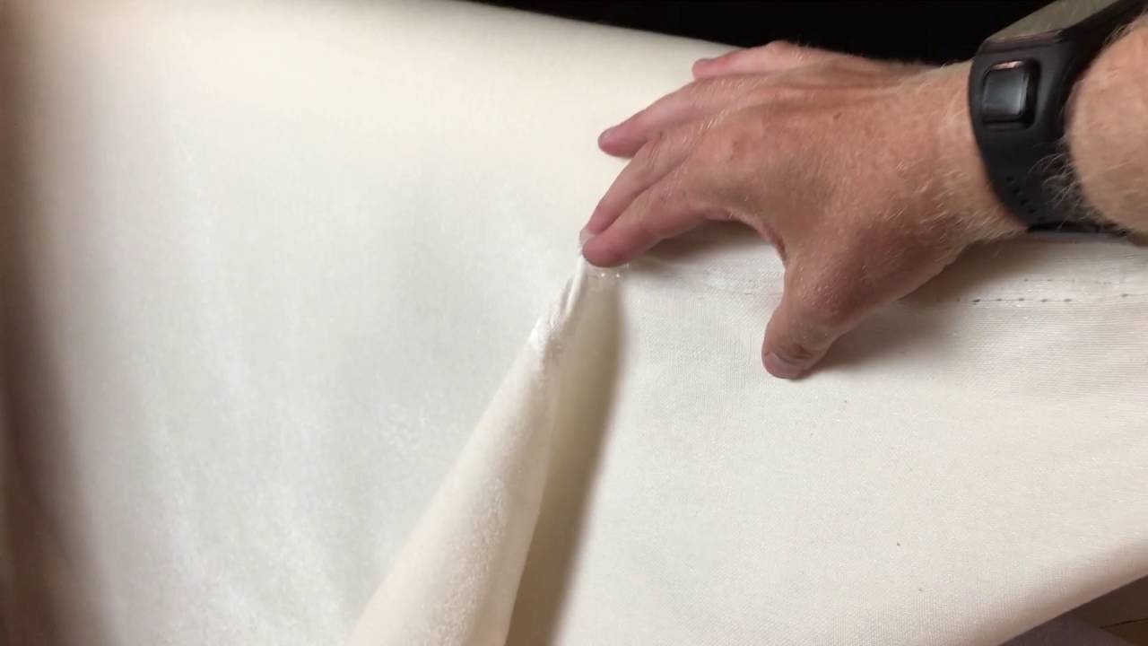 White Flocked Velvet Fabric Craft and Upholstery By The Yard 54 Inch Wide