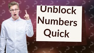 How do I unblock numbers on my Panasonic cordless phone?