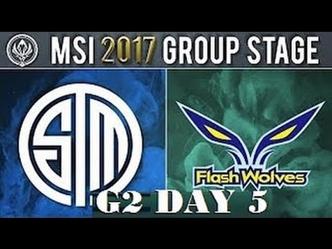 TSM vs FW MSI 2017 Group Stage Day 5 || TSM Bjergsen Arhi vs Syndra Maple Flash Wolves
