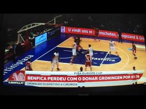 Basquetebol: Donar Groningen 81 - 78 SL BENFICA (após prolongamento)