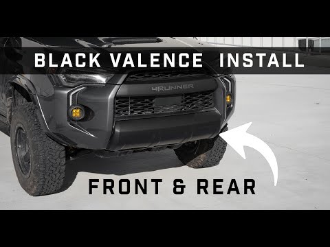 4Runner Front & Rear Replacement Valence Install