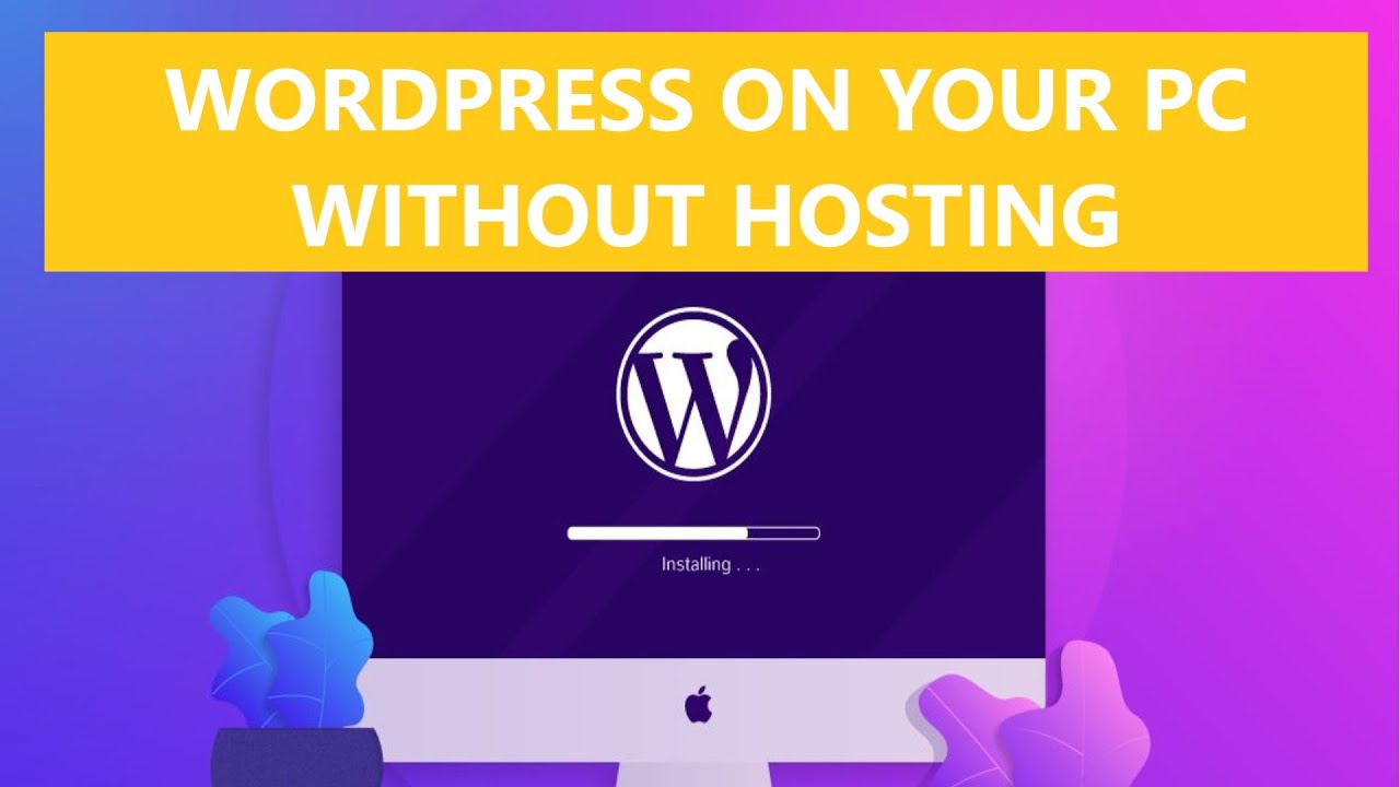 WordPress on localhost/pc, WordPress without hosting, upload localhost WordPress to live server