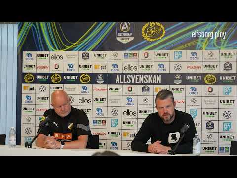 Presskonferens & höjdpunkter efter IF Elfsborg - BK Häcken