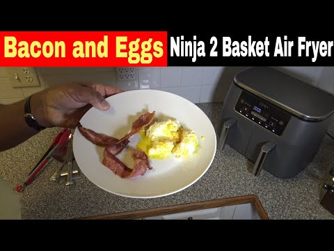 Air Fried Bacon and Eggs