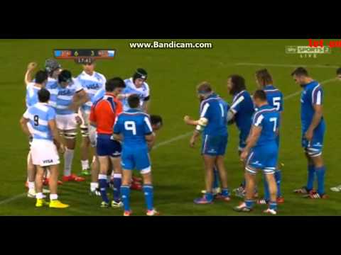 Italy v Argentina Autumn Internationals FIRST HALF 2014 GENOA