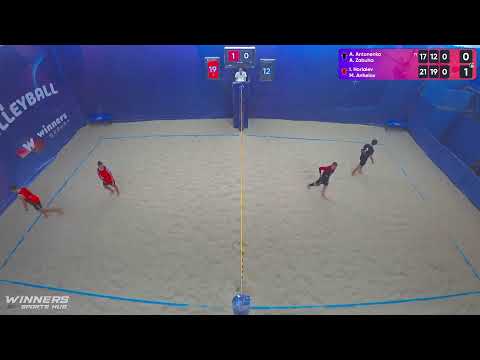 14:00 A. Antonenko / A. Zabuha - I. Horiaiev / M. Anhelov 25.08.2022 | Winners Beach Volleyball