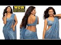 Vishnu Priya Saree Photo Shoot Actress Vishnu Priya Hot Navel Saree India Models Wow Actress