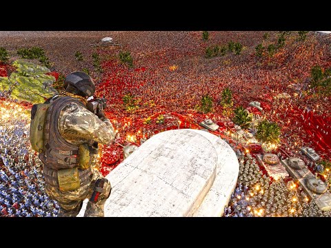 4,000,000 Roman, Mongol, spartan attacks ww2 special forces !!  Ultimate Epic Battle Simulator 2