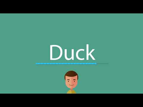 How to pronounce Duck