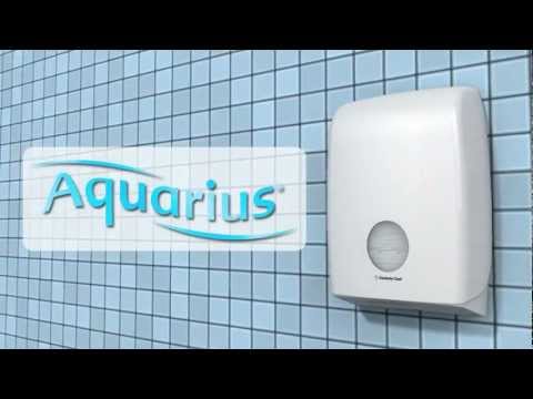 White wall mounted kimberly clark aquarius 70220, m fold