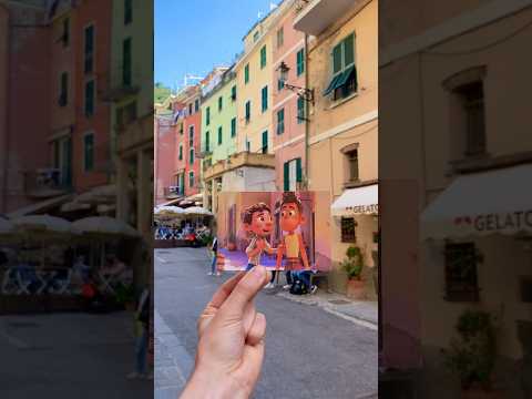 Luca in reality 🌊 #luca #disney #pixar #italy #travel