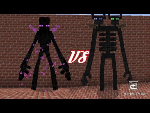 Minecraft battles - Mutant Enderman Vs Ender Titan