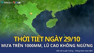 Weather forecast for tonight and tomorrow, October 29 | Extremely heavy rain, Central region flooded