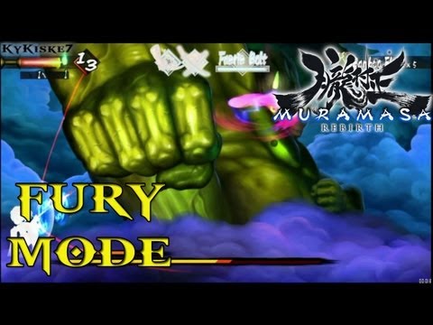 Muramasa Rebirth - Fury Mode -"Momohime"-BOSS: Ippon-Datara (No Damage)
