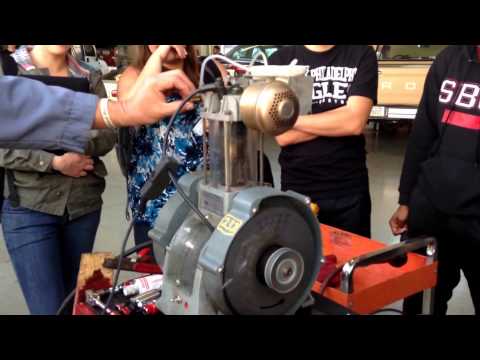 Working See-Through Engine at SBCC