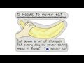 5 foods to never eat 