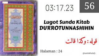 Download lagu 56. Sundanese Glossary of the Durrotun Nasihin Book | Qouluhu: Wakadza Qolat mp3