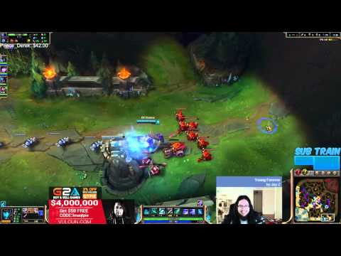 Imaqtpie duo Saintvicious - Kalista vs Miss Fortune Bot - League of Legends Full Game