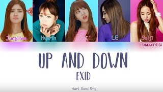 EXID(이엑스아이디)- UP&amp;DOWN (위아래) (Color Coded) (HAN/ROM/ENG) Lyrics