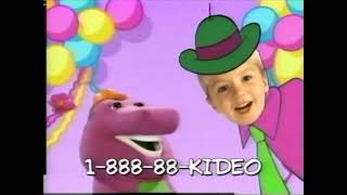 My Party With Barney (1998) - VHS Preview (Version 1)