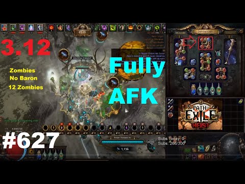 100% FULLY AFK Tier 16 Blighted Map w/ Zombies (NO BARON) in 3.12 Heist League - 627