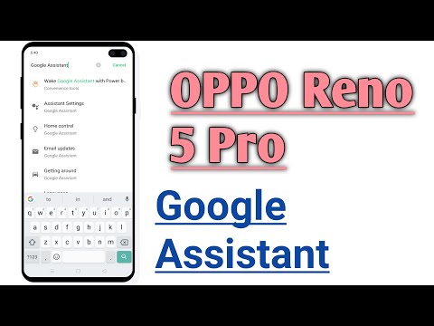 OPPO Reno 5 Pro How To Use Google Assistant